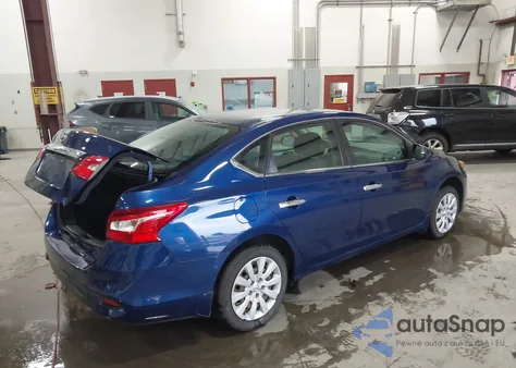 2019 Nissan Sentra S из США, поврежденный, VIN 3N1AB7AP8KY315336